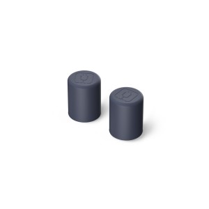 Bru Mate Magnetic Straw Cover 2-Pack Gris Oscuro Azules | CR_BRU30623